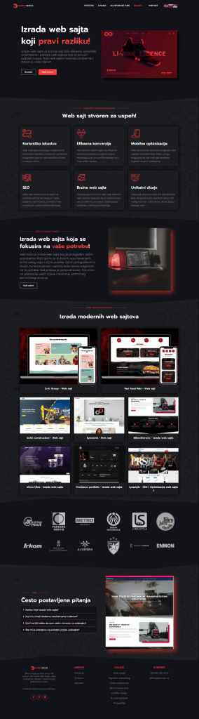 web dizajn stranice kaiman agencije za digitalni marketing